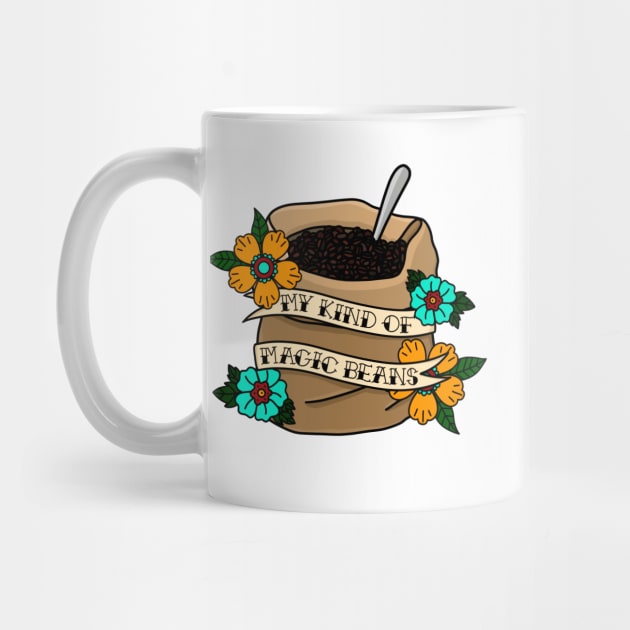 Magic Beans Coffee Lover - Coffee - Mug | TeePublic